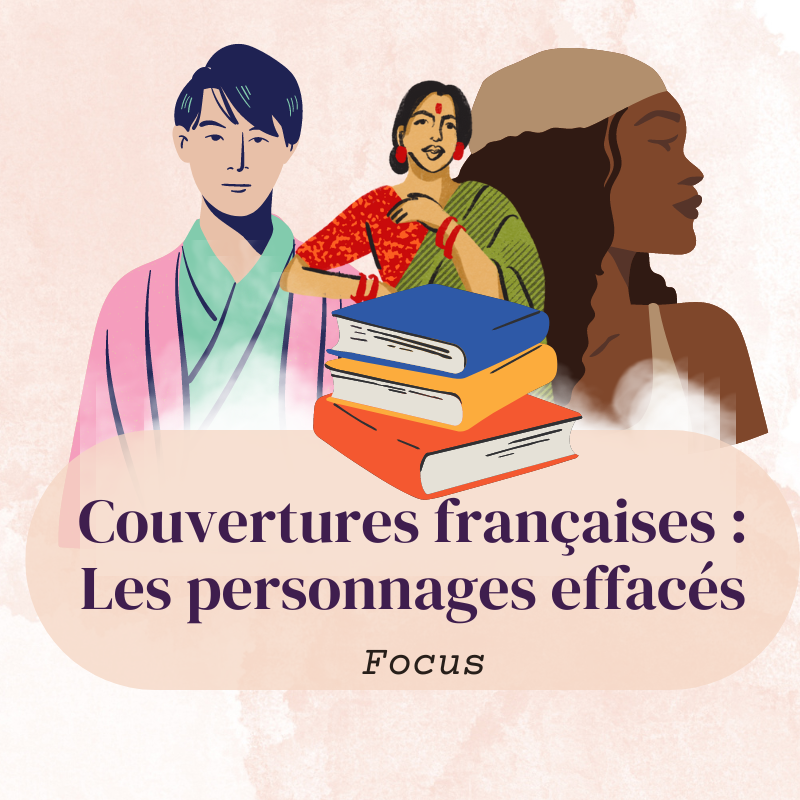 Couvertures françaises : les personnages effacés